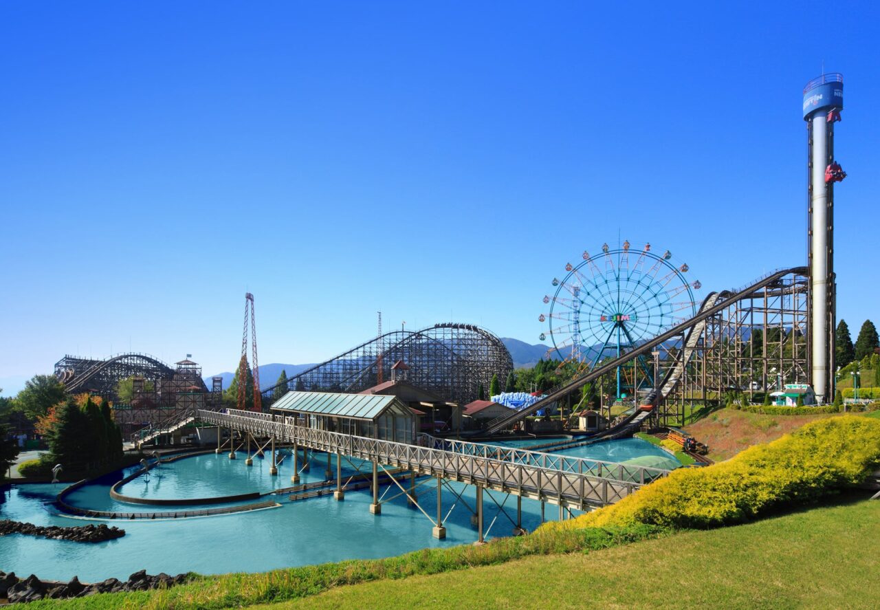 城島高原パークの園内の全景